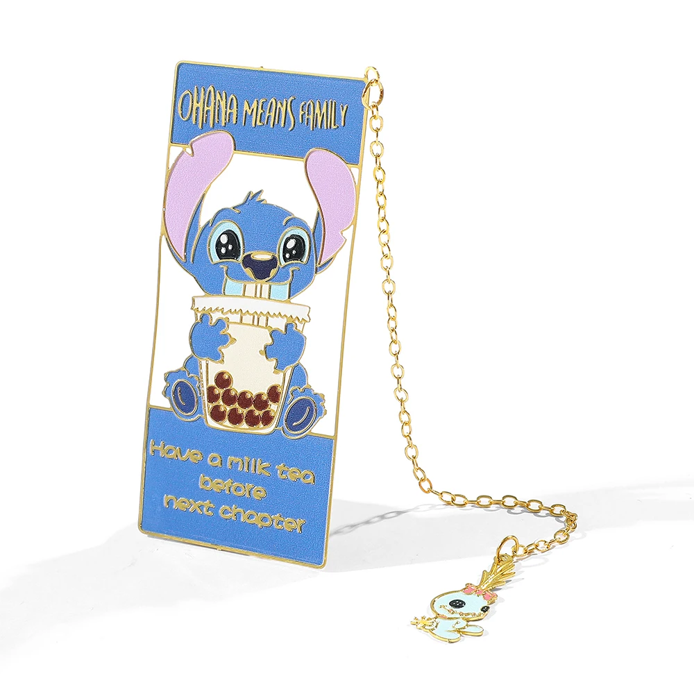 Cartoon Disney Creative Stitch Metal Bookmark for Book Lovers Women Men ... - $111.17 MXN