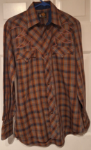 Vtg 70s Kenny Rogers Western Collection by Karman Pearl Snap Shirt USA 1... - $26.19