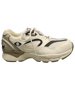 Apex Low Top Athletic Sneaker Shoes Mens Size 10 White Navy Round Toe La... - $168.89 CAD