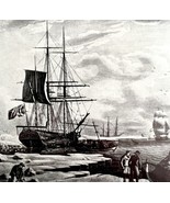 British Whalers Greenland Coast 1926 Nautical Antique Print Whale Huntin... - $468.04 MXN