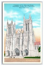 Cathedral Of St John the Divine New York City NYC NY UNP WB Postcard S15 - £2.37 GBP