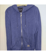 Victoria&#39;s Secret Blue Supermodel Essentials Zip Up Jacket - $31.36