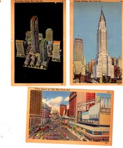 New York Postcards - 1940&#39;s - 20 Color Picture Postcards - Vintage 1940&#39;s - £7.19 GBP
