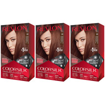 3-Revlon Colorsilk Beautiful Color Permanent Hair Color with 3D Gel Technology &amp; - £18.82 GBP