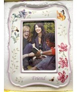 Lenox Butterfly Meadow &quot;Friend&quot; Picture Frame 4x6 Everyday Celebrations ... - $405.69 MXN