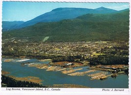 Postcard Log Booms Vancouver Island British Columbia BC - $1.44