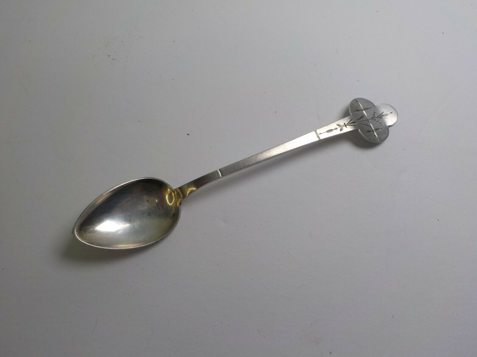 Primary image for Antique Silver Spoon That Reads Erindring "Memory" 1902