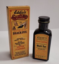 Vintage Eddie&#39;s Everlasting Black Dye Bottle w/ Box NOS Baltimore MD 1950s 2 oz - £31.81 GBP