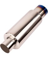 2.25 Inch Inlet 3.0 Inch Outlet Exhaust Muffler 2.25&quot; to 3.0&quot; Universal 15&quot; - $75.03