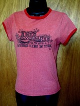 BAD KITTY T SHIRT TOP size Small Red TONYS AUTO BODY HOTTEST IN TOWN acm... - $12.85