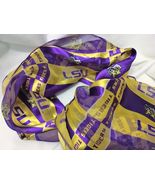 *Louisiana State LSU Tigers 13-by-56 inch Purple and Gold Ladies Scarf NEW - £7.07 GBP