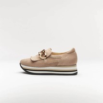 Softwaves women&#39;s carly platform sneaker Taupe - £98.86 GBP