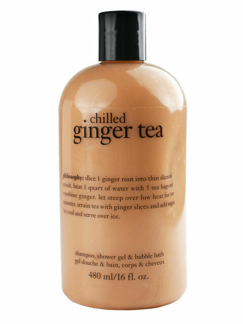 Philosophy Chilled Ginger Tea 3 in 1 Shower Gel Body Wash 16 oz NEW - £17.26 GBP