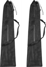 2 Pcs. Drawstring Mesh Kayak Paddle Bag Adjustable Shoulder Strap Paddle Storage - £26.73 GBP