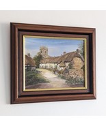 Vintage Oil Painting, Signed, Ann Celia Freeman, Godshill, Isle of Wight... - £37.63 GBP