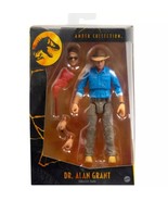 NEW 2021 Jurassic Park Amber Collection Dr. Alan Grant Action Figure Sam... - £25.68 GBP