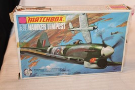 1/72 Scale Matchbox, Hawker Tempest Airplane Model Kit #PK-23 BN Open Box RARE - $54.00