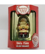 VTG 1998 Enesco Santa Claus Is Comin&#39; To Town Holiday Ornament New In Box - £15.52 GBP