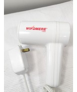 Vintage Windmere 1500 Watt Hair Dryer Micro Turbo Travel mini white red ... - $46.18 CAD