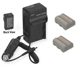 2X EN-EL3e, ENEL3e, Batteries + Charger for Nikon D80, D90, D200 D300 D300S D700 - $35.09