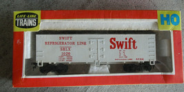 Vintage Life Like HO Scale Swift Refrigerator Line Reefer Car MIB - £12.40 GBP