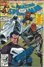 Amazing Spiderman #355 ORIGINAL Vintage 1991 Marvel Comics Moon Knight Punisher - £11.63 GBP