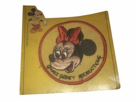 Disney Minnie Mouse Walt Disney Productions 1960s-1970s Patch (Lettering... - $11.30