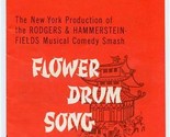 Flower Drum Song Program 1961 Elaine Dunn Gene Kelly Jack Soo Keye Luke  - £19.71 GBP
