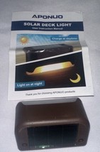 APONUO Solar Deck Lights 7 Pcs, Solar Step Lights Outdoor Waterproof Led Solar - £17.80 GBP
