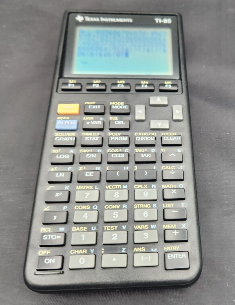 Primary image for Texas Instruments TI-85 Graphing Calculator powers on dead pixels dark spot ti85