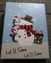 Trimmerry Gift Card Boxes Let It Snow Snowman Penguin New - $13.81