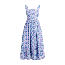 NWT J.Crew New Apron Dress in Hampton Purple Liberty Arrow Floral Fabric 6 - £108.31 GBP