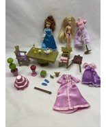 Lot Of Beauty and the Beast Misc. Parts Disney Table Chair Cake Dresses ... - $7.69