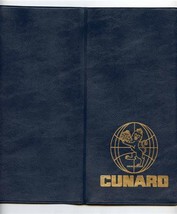 Cunard Lines Folders with Ship &amp; Passenger Information and Postcard QE 2 - £22.15 GBP