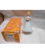 Enesco, Growing Up &quot;Blonde Girl - Age 6&quot; 1981 Porcelain Figurine USED - $218.00 MXN