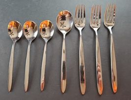 Gourmet Standard 18/10 Stainless Flatware 3 Teaspoons 1 Soup Spoon 3 Din... - €36,18 EUR