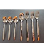 Gourmet Standard 18/10 Stainless Flatware 3 Teaspoons 1 Soup Spoon 3 Din... - $759.37 MXN