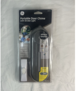 GE Portable Door Chime With Strobe Light For Hearing Impaired Black 2007... - $330.62 MXN