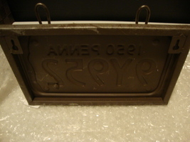 New Vintage style License Plate sign with hooks image 5