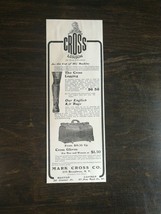 Vintage 1902 Mark Cross Company Leggings Gloves Bags Original Ad - 1021 - £5.22 GBP