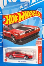Hot Wheels 2023 Target Red Edition Series 10/12 #101 DMC Delorean Red - £5.59 GBP