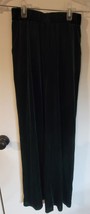 Womens XS Vada Winter Deep Emerald Green Velvet Casual Holiday Party Pants - $8.91