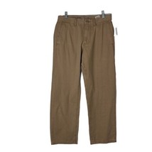 Old Navy Lived In Loose Chino Pants Men&#39;s Size 28x28 Tan Soft-Washed NWT - $14.80