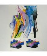 Marian Steen Abstract Painting Iron On Transfer for Shirt Air Waves 18.5... - $11.13