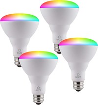 Rgb 10W Led Br30 Bulbs From Bazz Smart Home Wi-Fi (4-Pack). - £56.10 GBP