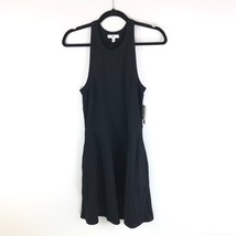 BP Dress A Line Skater Sleeveless Ribbed Knit Pockets Stretch Black Size S - £11.39 GBP