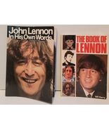 John Lennon lot  In His Own Words, Miles &amp; The Book of Lennon Bill Harry - $29.95