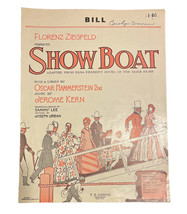Bill by Hammerstein and Kern sheet music.   Show Boat - $9.65