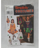 Simplicity 9131 Andrea Schewe Designed Irish Celtic Dance Girls&#39; Dresses... - £35.65 GBP