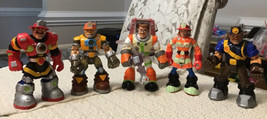 Fisher Price Rescue Heroes SET OF FIVE Action Figures - Accessories Not ... - $14.85